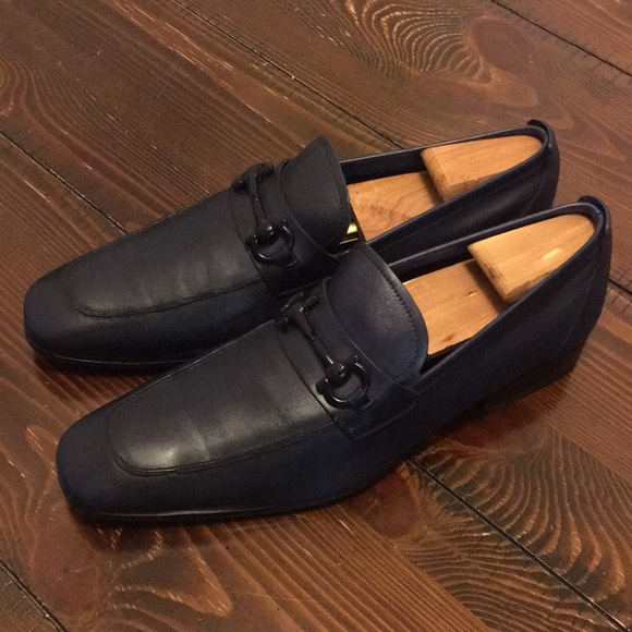 Authentic blue Ferragamos size 11D main image 6